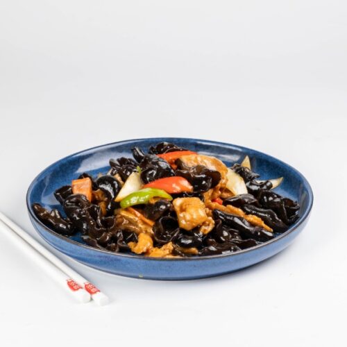 Муэр с мясом 木耳炒肉