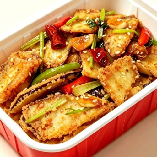 Хрустящие жареные баклажаны 风味茄片