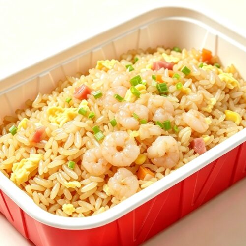 Жареный рис с креветками 扬州炒饭